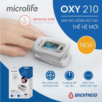 MÁY ĐO NỒNG ĐỘ OXY TRONG MÁU SP02 MICROLIFE OXY 210