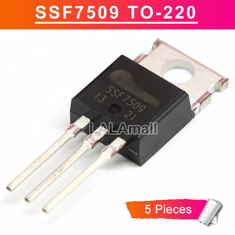 5 Bóng Bán Dẫn MOSFET SSF7509 TO-220 SF7509 TO220 7509 N-channel 80V/80A Chính Hãng Mới