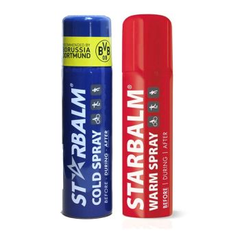 1 Chai Xịt Nóng Starbalm Warm Spray 150Ml + 1 Chai Xịt Lạnh Starbalm Cold Spray 150Ml