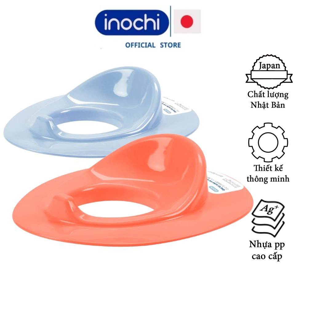 Ghế tập ngồi toilet, ghế lót toilet trẻ em nhàTắm Notoro INOCHI Dành cho Mẹ Và Bé Nhựa Cao Cấp Chắc Chắn Với Chiều Cao Phù Hợp