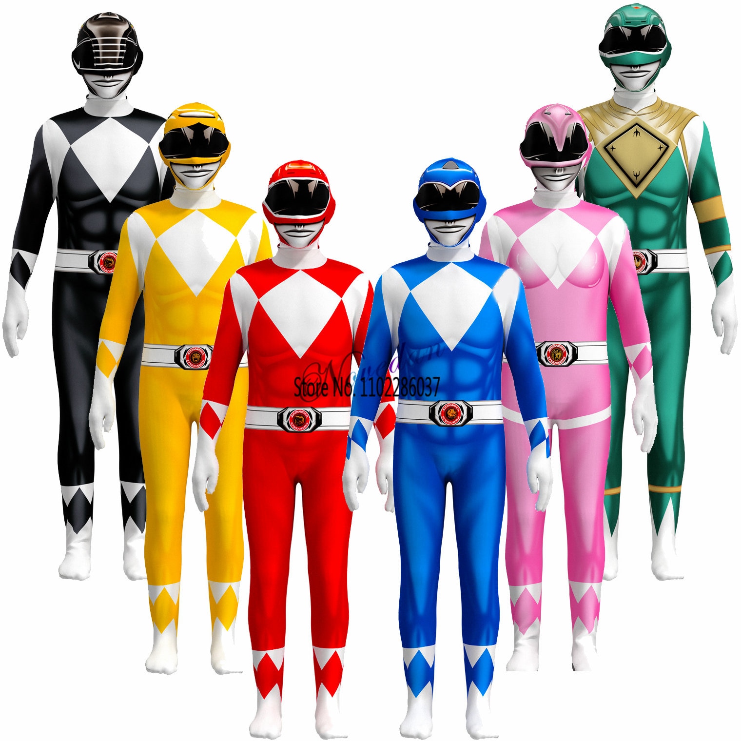 Employees Dressed As Power Rangers Protect Woman From Alleged Abuser