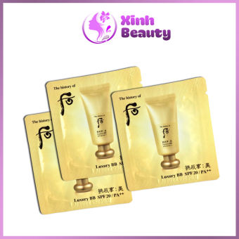 10 Kem Nền, Kem Nền Mini, Kem Nền BB Whoo Mi Luxury Hiệu Ứng Căng Bóng - XinhBeauty