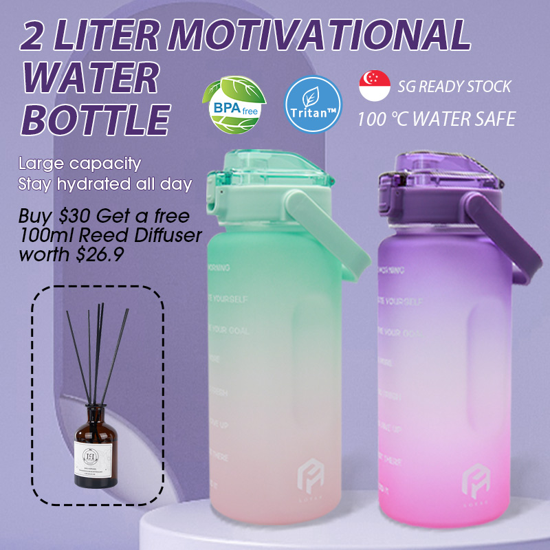 Large Motivational Water Bottle with Time Marker, Leakproof & BPA Free Half  Gallon/1 Gallon Big Water Bottle with Straw & Handle Tritan Frosted Water  Jug - China Sports Kettle and Drinkware price