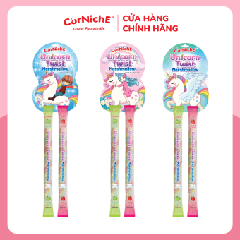 Kẹo dẻo xoắn hỗn hợp unicorn hiệu CorNiche 60g