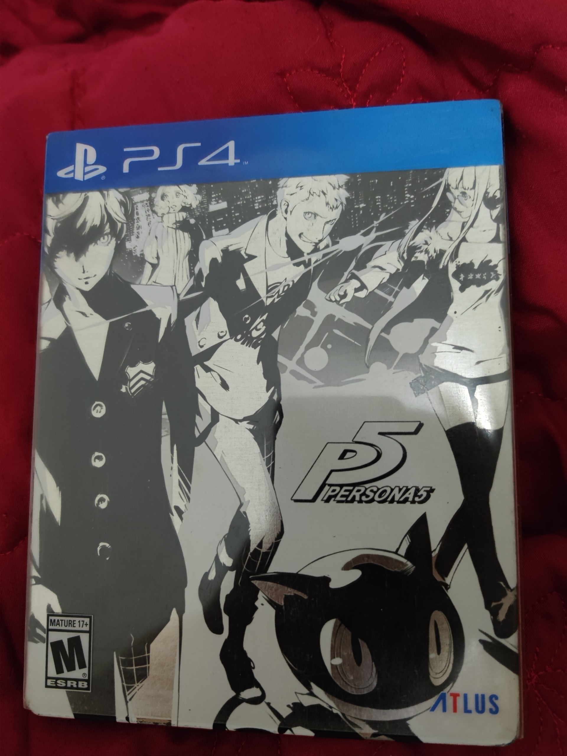 Đĩa game PS4 Persona 5 phiên bản Steelbook
