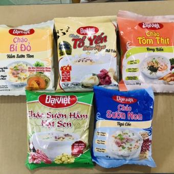 Lẻ 1 Gói Cháo Tổ Yến Bào Ngư Đại Việt 50g - (8 Vị)