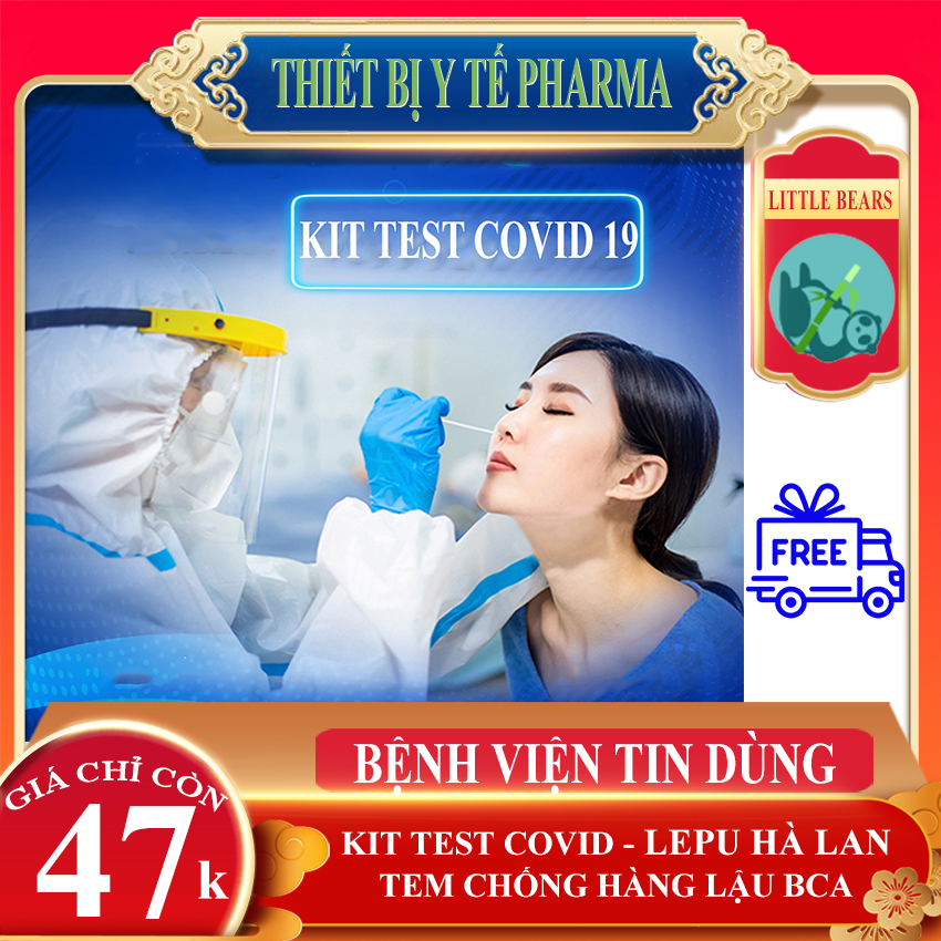 5 Bộ Kit Test Covid 19, Kit Test Nhanh Covid 19 Lepu Hà Lan Little Bears Được Bộ Y Tế Cấp Phép, Tem 