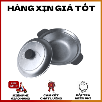 Nồi gang đúc đường kính 20cm chuyên dùng kho thịt, kho cá, hấp nghêu