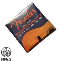 Senar Tali Gitar Guitar Akustik Acoustic Accoustic Set Fender Ukuran 010