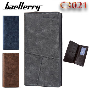 Ví Dài Nam Da Cầm Tay Chính Hãng Baellerry C3021 Chất Liệu Da Cao Cấp, Bóp Nam Dài Gập Đôi Đựng Tiền Và Thẻ