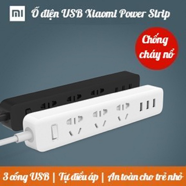Ổ điện xiaomi mi power strip - ổ cắm điện xiaomi power strip