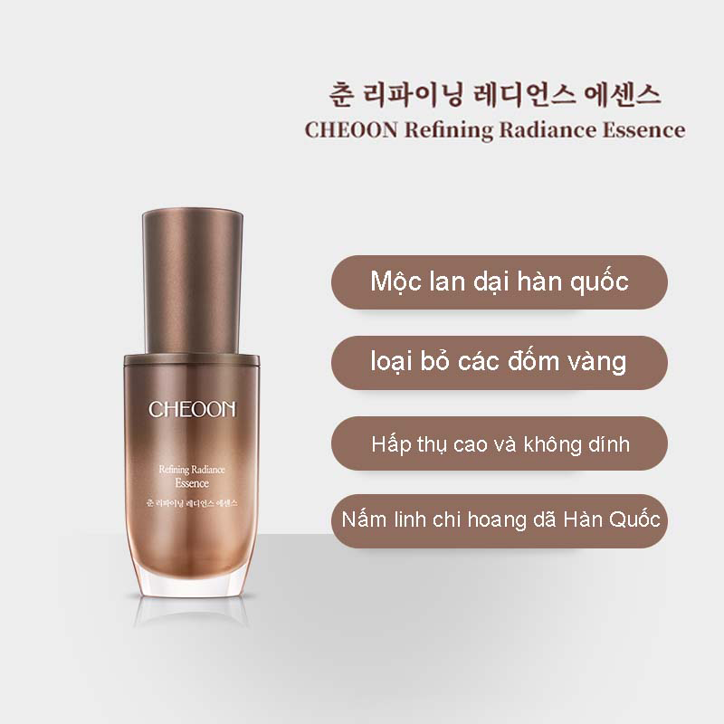 Tinh chất dưỡng da chuyên sâu- Essence tái tạo làn da, giữ ẩm, xóa nếp nhăn, chiết xuất linh chi, dâu tằm-Refining Radiance Essence- 30ml，serum essence ， essence dưỡng da ， essence dưỡng da căn bóng