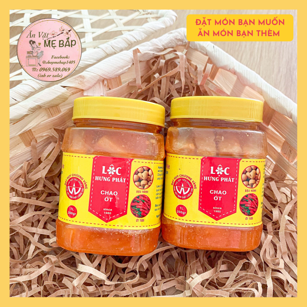 Chao môn béo lộc hưng phát 200g - đặc sản long an - shop mẹ bắp