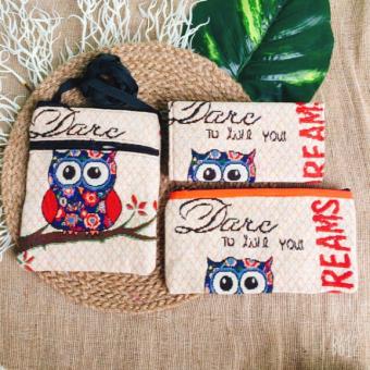 Combo 3 Món Túi / Bóp Thổ Cẩm .