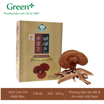 Nấm Linh Chi Nhật thượng hạng - cắt lát 500g