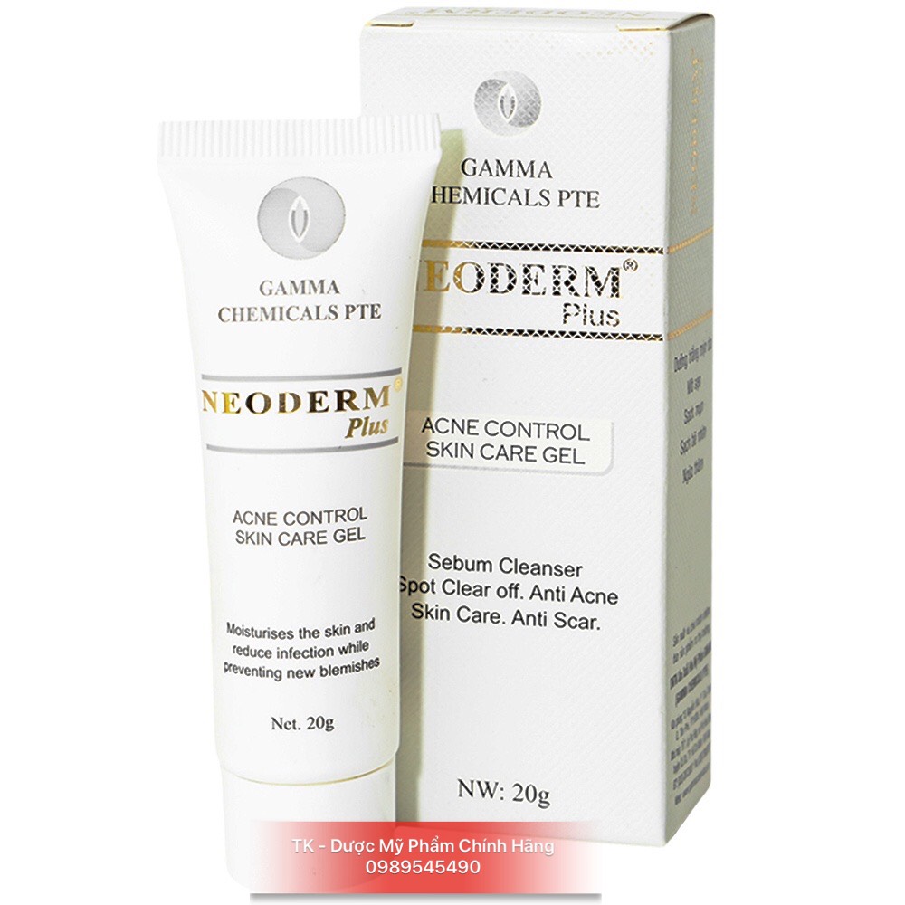 Kem Neoderm Plus / Neoderm Post Mờ Sẹo, Sạch Mụn, Sạch Bã Nhờn, Ngừa Thâm