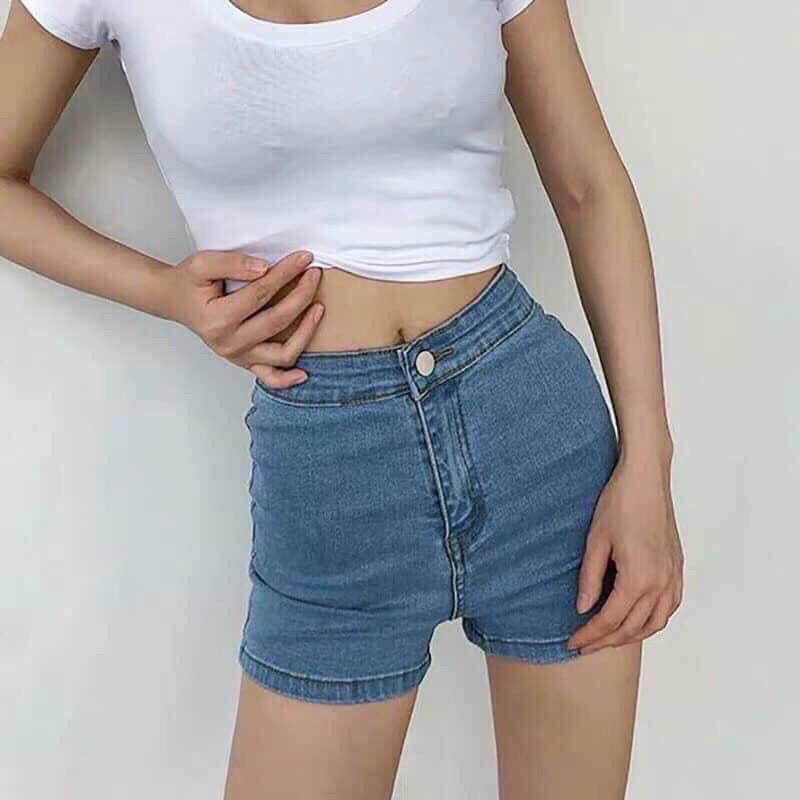 Quần short jean nữ phong cách Uzzlang Hàn - Dolce