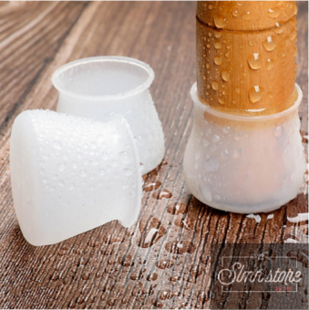 Set 4 miếng vỏ bọc chân ghế dẻo bịt chân ghế silicon dẻo chống trầy sàn nhà. LD3-BCGsilicone4