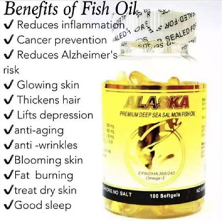 Alaska Premium Deep Sea Salmon Fish Oil, 2000mg Omega-3