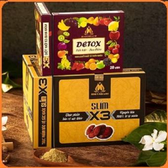 Giảm Cân Đông Y Mộc Linh X3 - Tặng kèm 20 viên Detox ban đêm