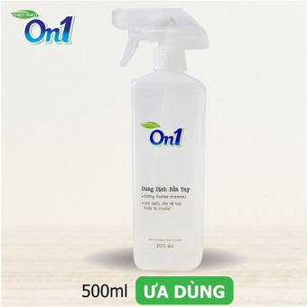 Nước Rửa Tay Khô On1 Sạch Khuẩn đến 99% -650ml dạng bình xịt-chung tay chống dịch