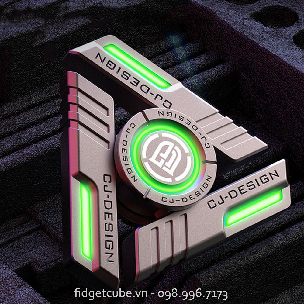 Con Quay Kim Loại Spinner Dạ Quang Cao Cấp