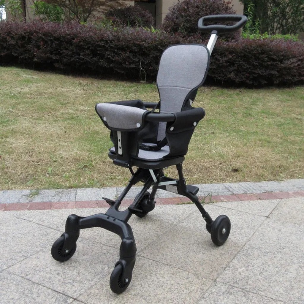 Xe đẩy gấp gọn đảo chiều siêu nhẹ kèm đệm ngồi cho bé 9BABY