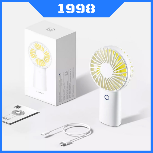 Quạt mini cầm tay tỏa hương thơm Jisulife F2B_Sạc pin nhanh_Sử dụng 20h liên tiếp_Không gây ồn_BH 12 tháng chính hãng