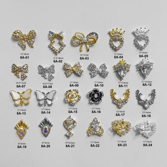 Charm Đá Kiểu Cao Cấp Đính Móng 8A