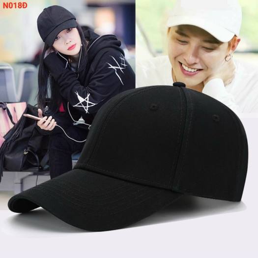 Mũ lưỡi trai - Nón kết đen trơn và thêu nhiều màu đủ loại (nam-nữ) - Mũ đen trơn - Nón kết mũ lưỡi trai hàng nhập