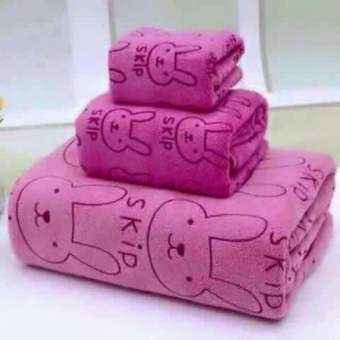 Bộ 3 khăn mặt, khăn tắm Thái Lan, bộ 3 khăn tắm Thái Lan, khăn tắm, khăn mặt cao cấp - khăn tắm siêu mềm, siêu mịn