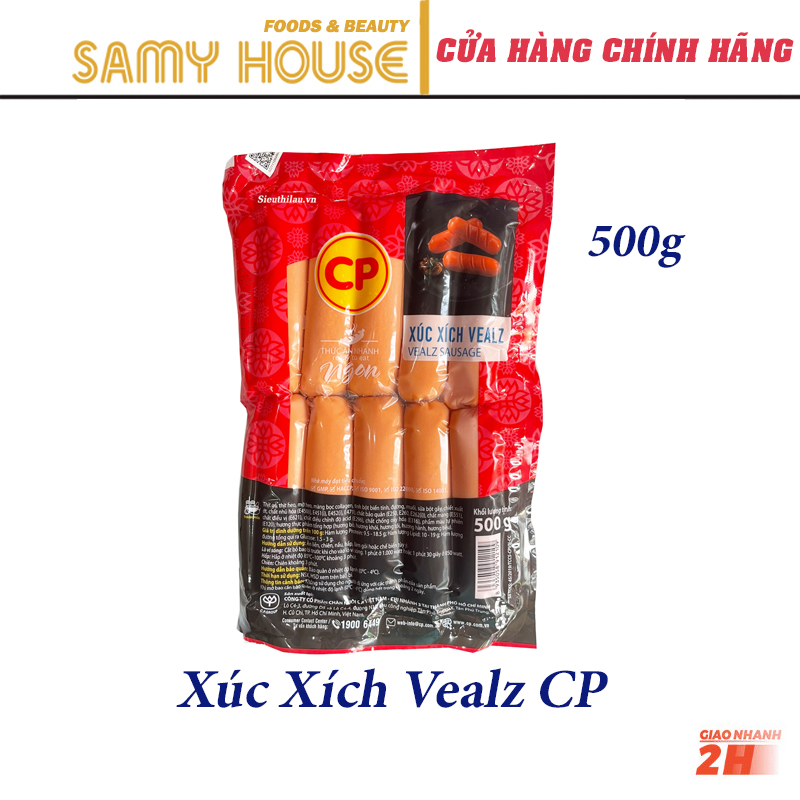 [Samy Food] [HCM SHIP 2H] Xúc Xích Vealz CP 500g