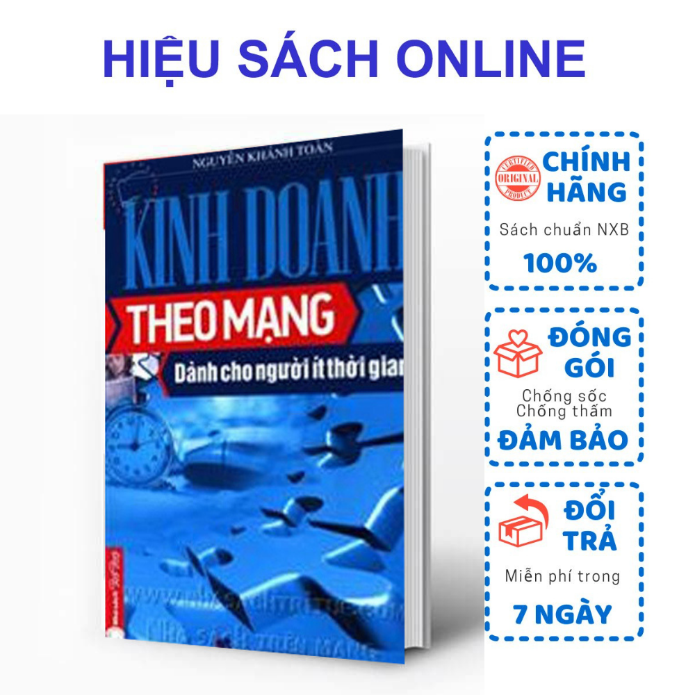 Sách - Kinh doanh theo mạng dành cho người ít thời gian - Tặng kèm bookmark
