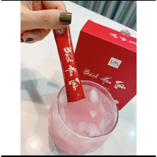 Bách Hoa Tiên - Cốm nội tiết trắng da tăng cường sinh lý nữ hiệu quả - Hộp 20 gói - Hàng chính hãng