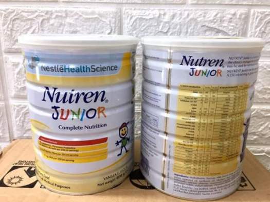 Sữa béo Nutren Junior Thụy Sỹ 800gr