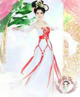 Trang phục cổ trang hán phục nữ trang phục hằng nga