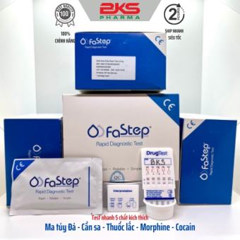 Test thử nhanh chất kích thích 5 chân Fastep, Multi Drug 5 Panel Test