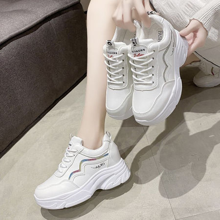 Lft 2023 New Korean Casual Rubber Shoes for Women