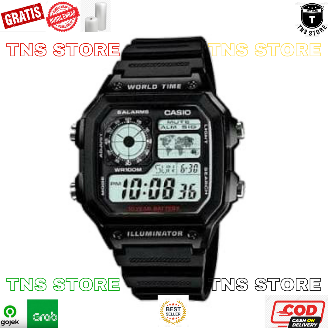 Part Tali Casio Ae1200 Strap Casio AE-1200 Jam Strap Harga 15,000 rupiah*Gratis Ongkir