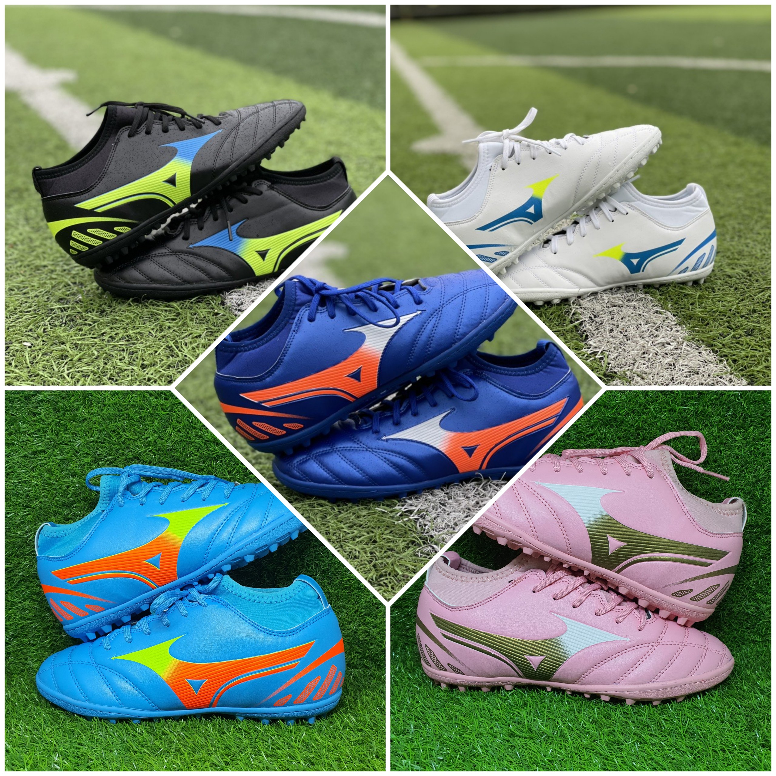 Giày bóng đá mzn neo 4 cổ cao hỗ trợ khoá cổ chân size 38 đến 44