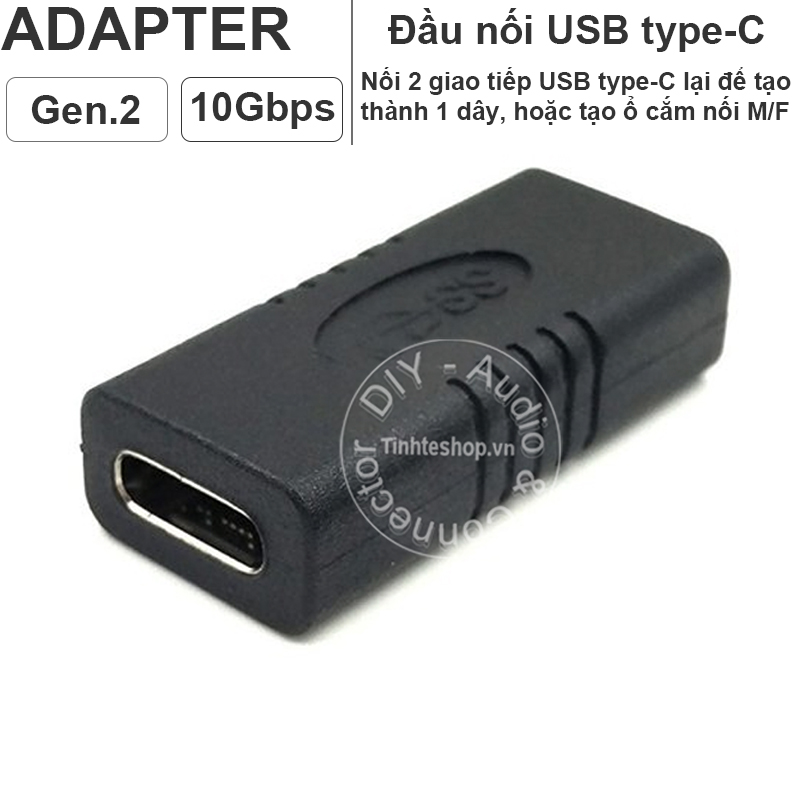 Đầu nối USB type C 3.1 gen2 10Gbps - Khẩu nối USB-C