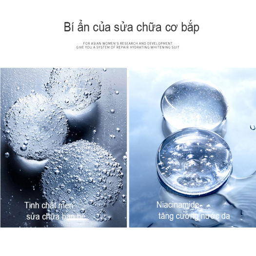 COMBO 6 Bộ dưỡng ẩm cao cấp Jlisa bộ mỹ phẩm,Trọn bộ 6,makeup set