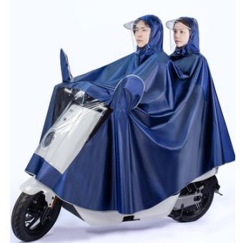 Áo mưa 2 đầu, áo mưa người lớn cánh dơi phản quang có kính che mặt