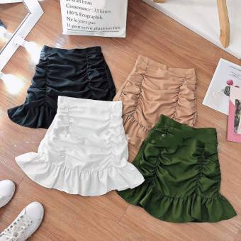 Chân váy nữ đuôi cá nhún thân ôm body -lưng bảng thun -chân váy body