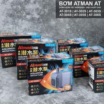 Bơm ATMAN AT-301S | 302S | 303S | 304S | 305S | 306S - Dòng bơm thế hệ mới mạnh mẽ, tiết kiệm điện