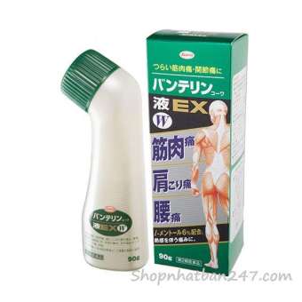 Gel bôi giảm đau xương khớp Banterin Kowa EX W Nhật Bản 90g