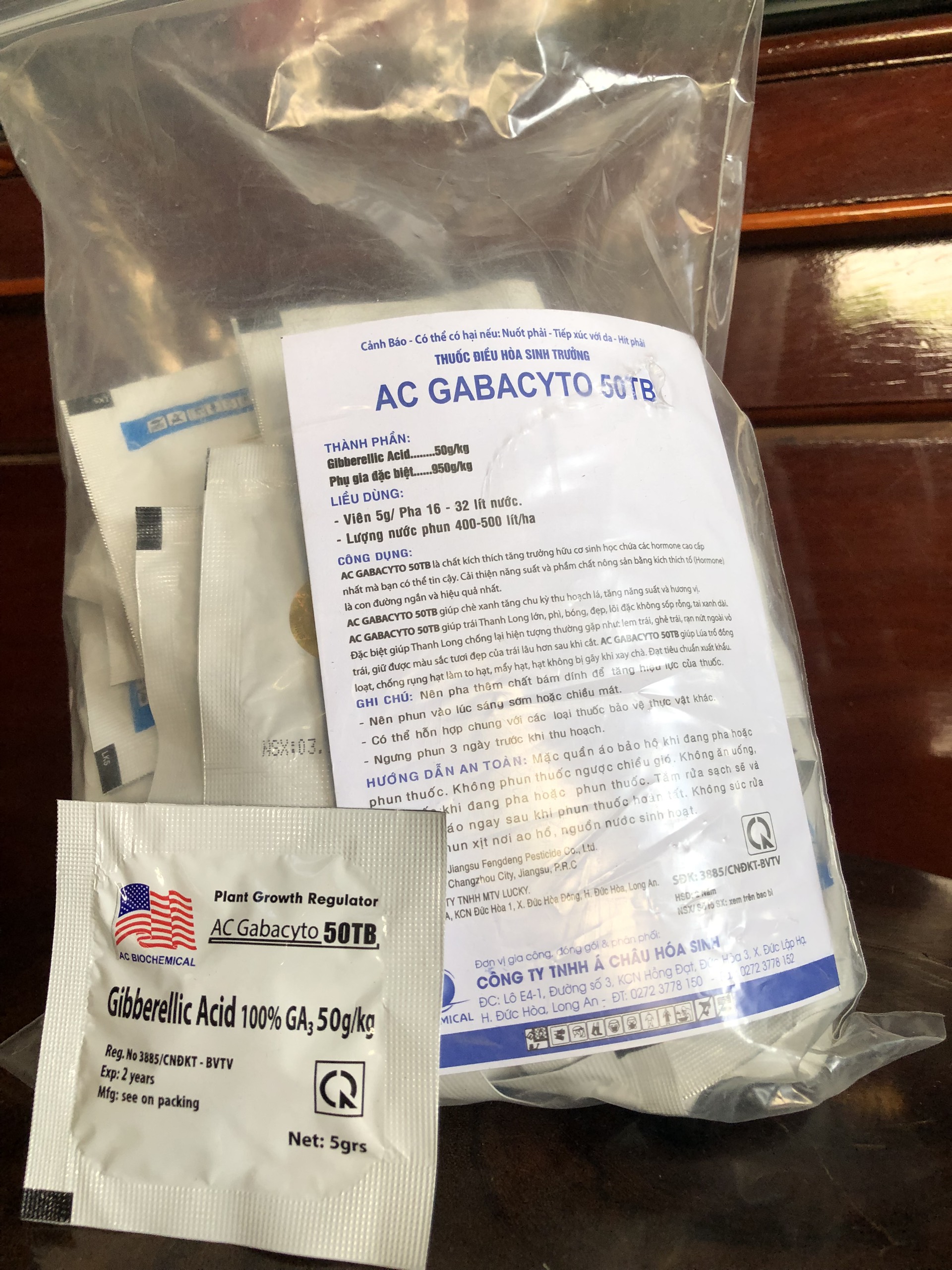 Ga3 lá cờ mỹ 5gr