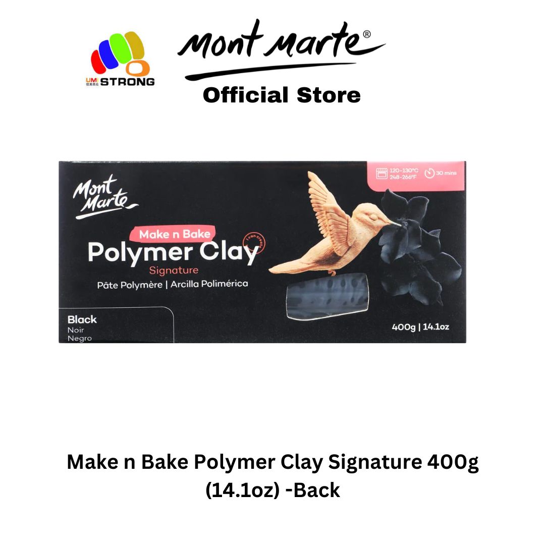 Mont Marte MM Make N Bake Polymer Clay 60G - Titanium White