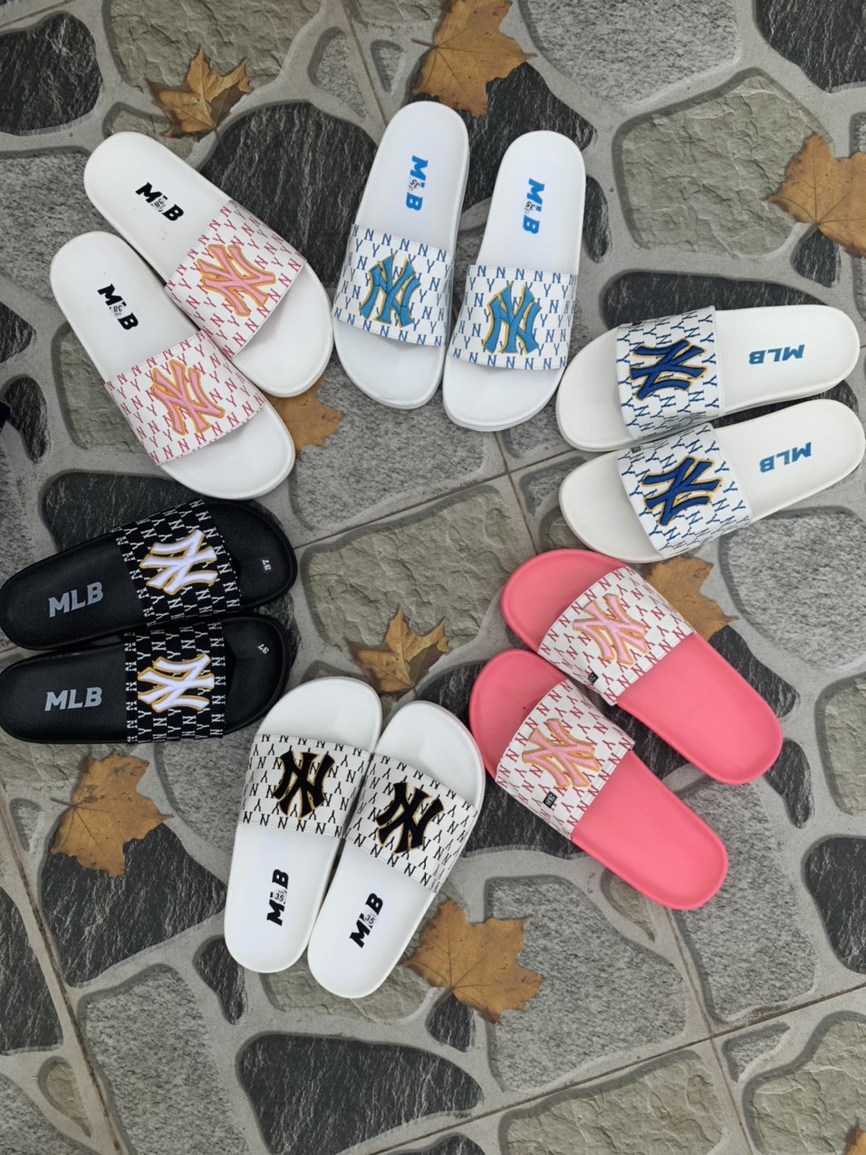 Dép nam nữ M.L.B ny unisex hàng cao cấp siêu êm siêu bền siêu đẹp