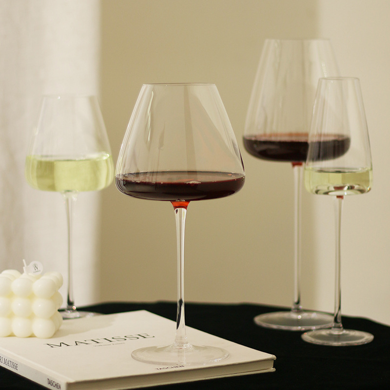European Concave Bottom Goblet Light Luxury Bordeaux Wine Glasses
